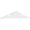 Ekena Millwork Richland Architectural Grade PVC Gable Bracket, 84"W x 14"H x 2"D x 6"F, 4/12 Pitch GBP084X14X0206RIC00 - alternate 1